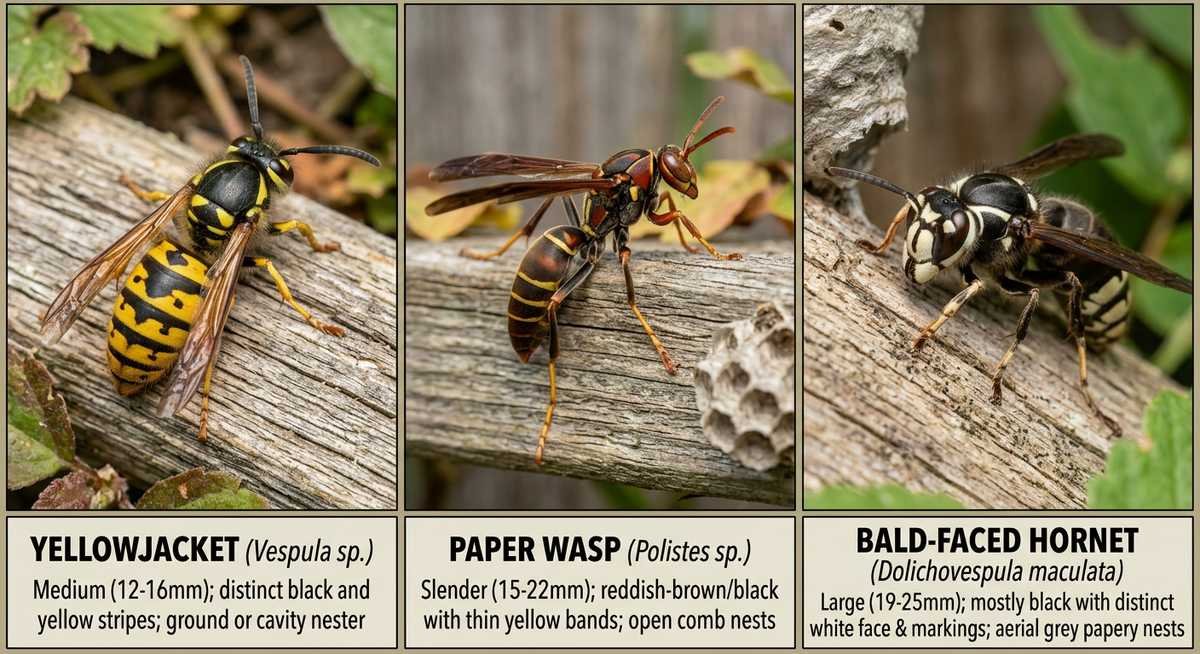 identify the wasps before you act