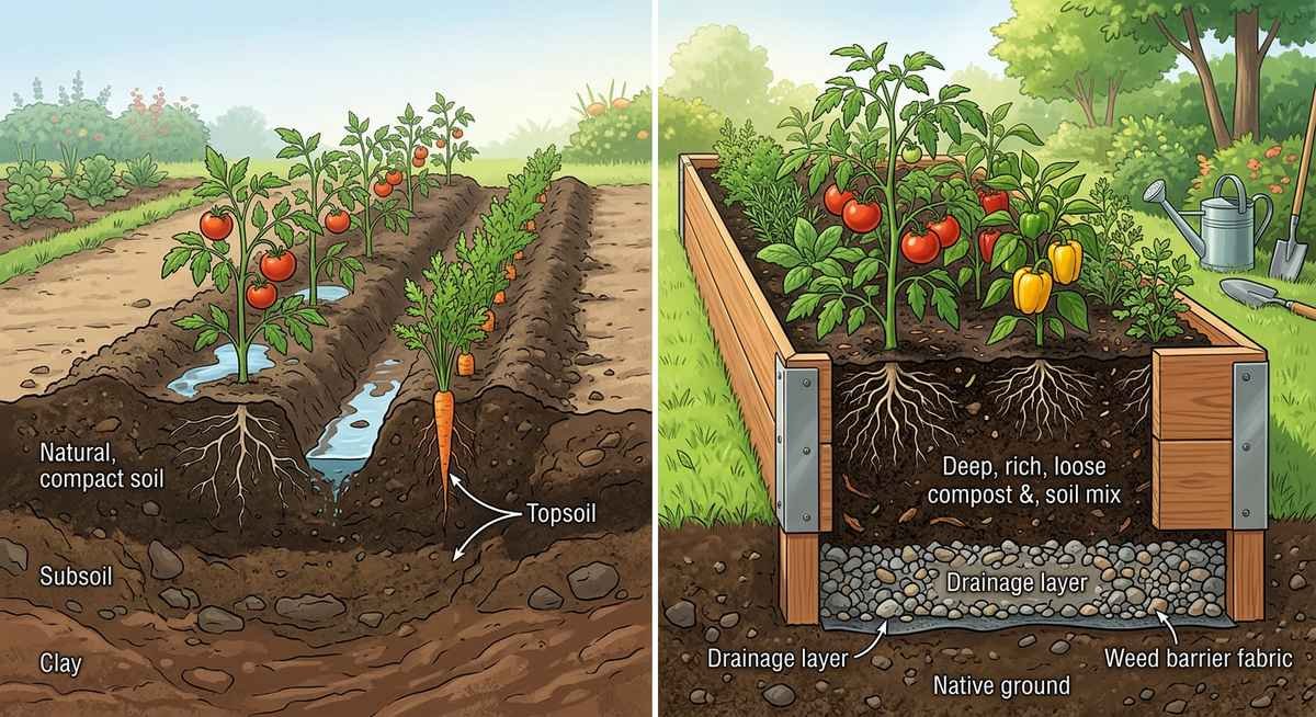 why choose raised bed gardening